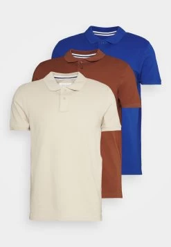Pier One 3 Pack - Poloshirt - Dark Blue/Brown/Beige 14 Pier One 3 Pack - Poloshirt - Dark Blue/Brown/Beige -Pier One 038a83fac8454865a35c3aa6f3f46e80