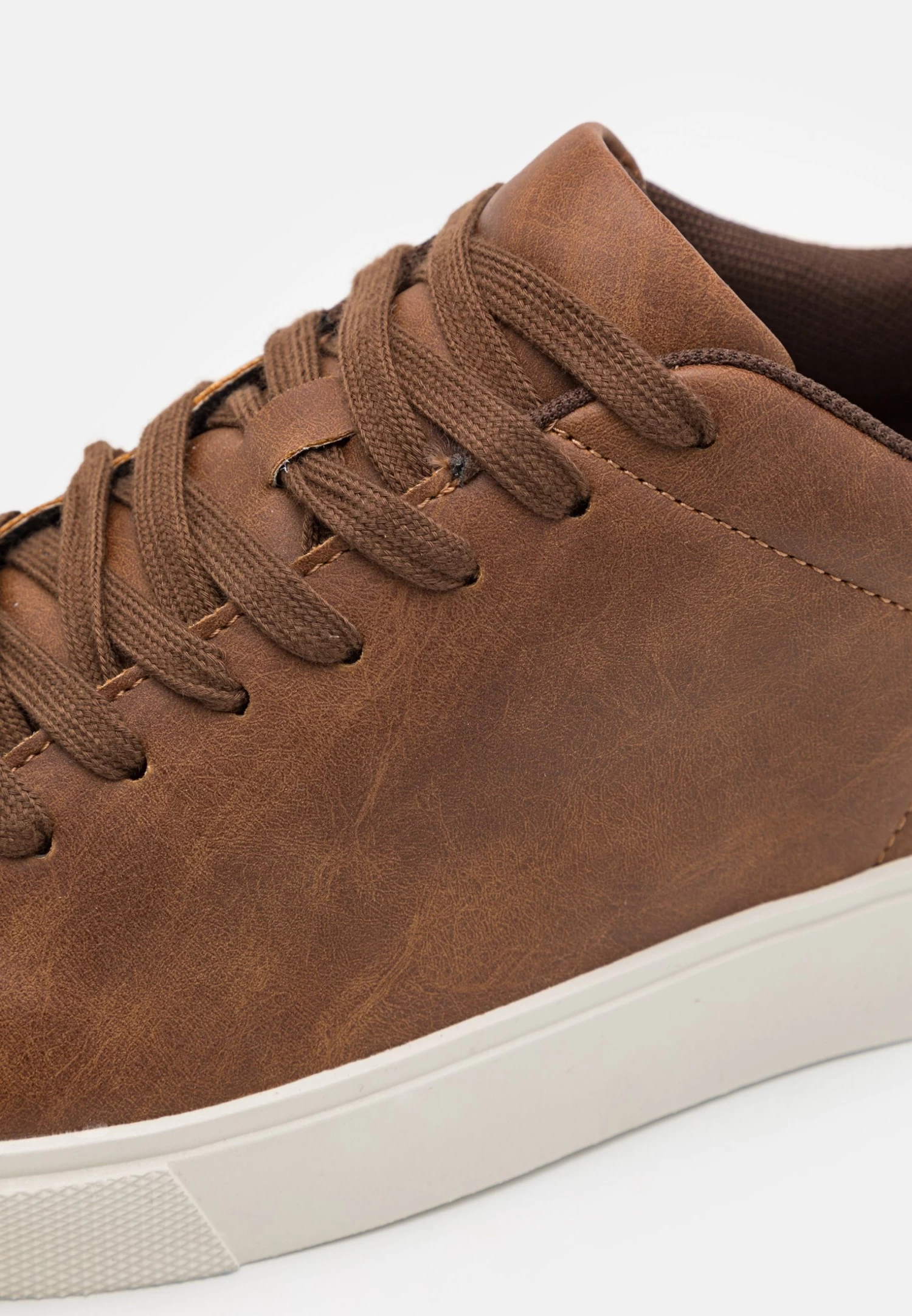 Pier One Unisex - Sneakers Laag - Cognac 6 Pier One Unisex - Sneakers Laag - Cognac - Afbeelding 6