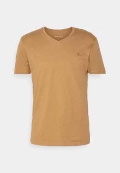 Pier One V Neck Bird Tonal 3 Pack - T-Shirt Basic - Light Brown/White/Dark Blue 16 Pier One V Neck Bird Tonal 3 Pack - T-Shirt Basic - Light Brown/White/Dark Blue -Pier One 239be3f8d5344e18a078136b88ad5384