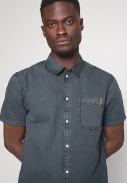 Pier One Overhemd - Blue-Grey -Pier One 2969b08dfdf94ae3beba35297f96f561