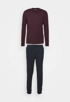 Pier One Pyjama -Dark Blue/Bordeaux -Pier One 44d1a5d0e01745888ac1a74563e21776