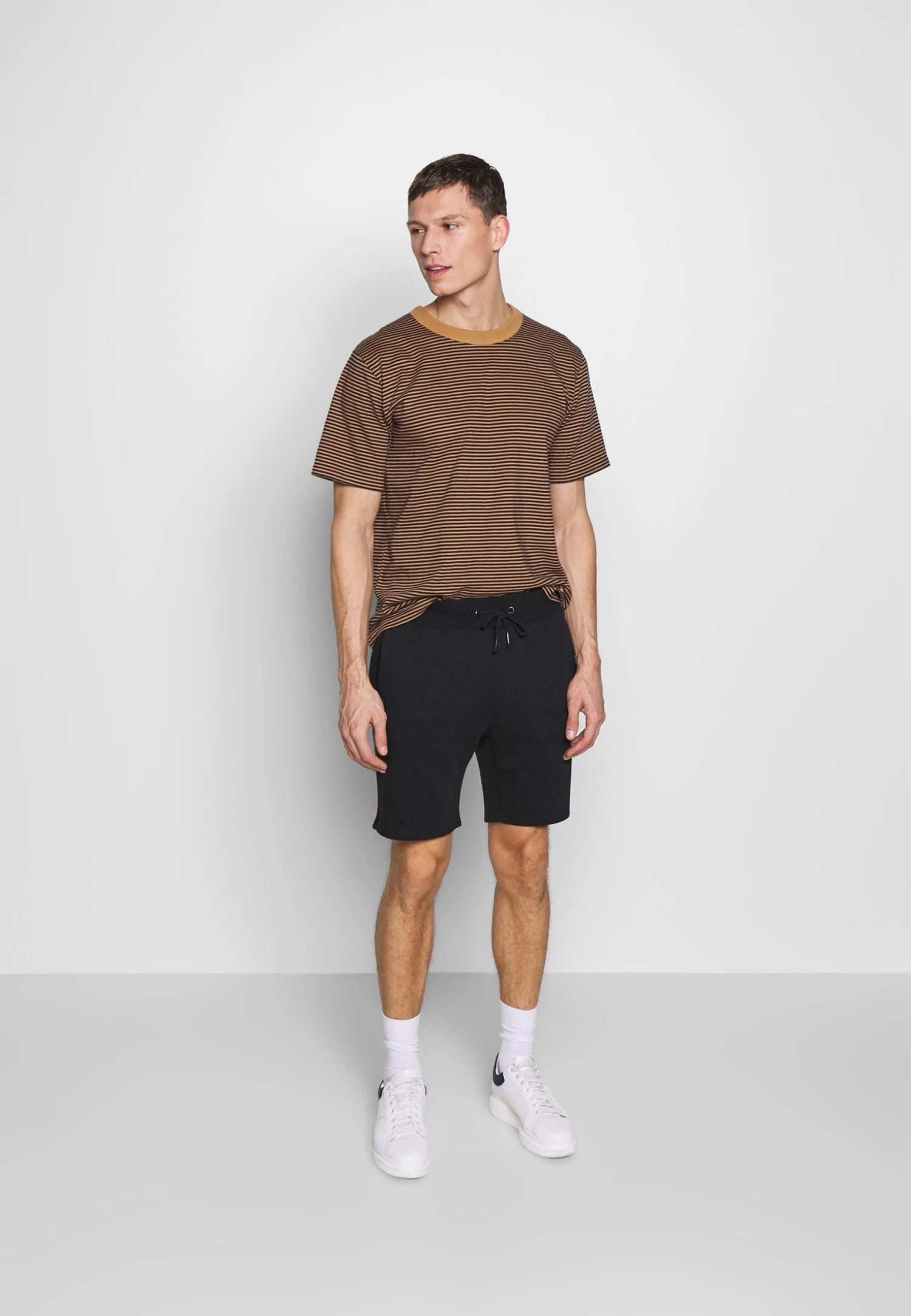 Pier One 2 Pack - Shorts -Light Grey /Black 2 Pier One 2 Pack - Shorts -Light Grey /Black - Afbeelding 2