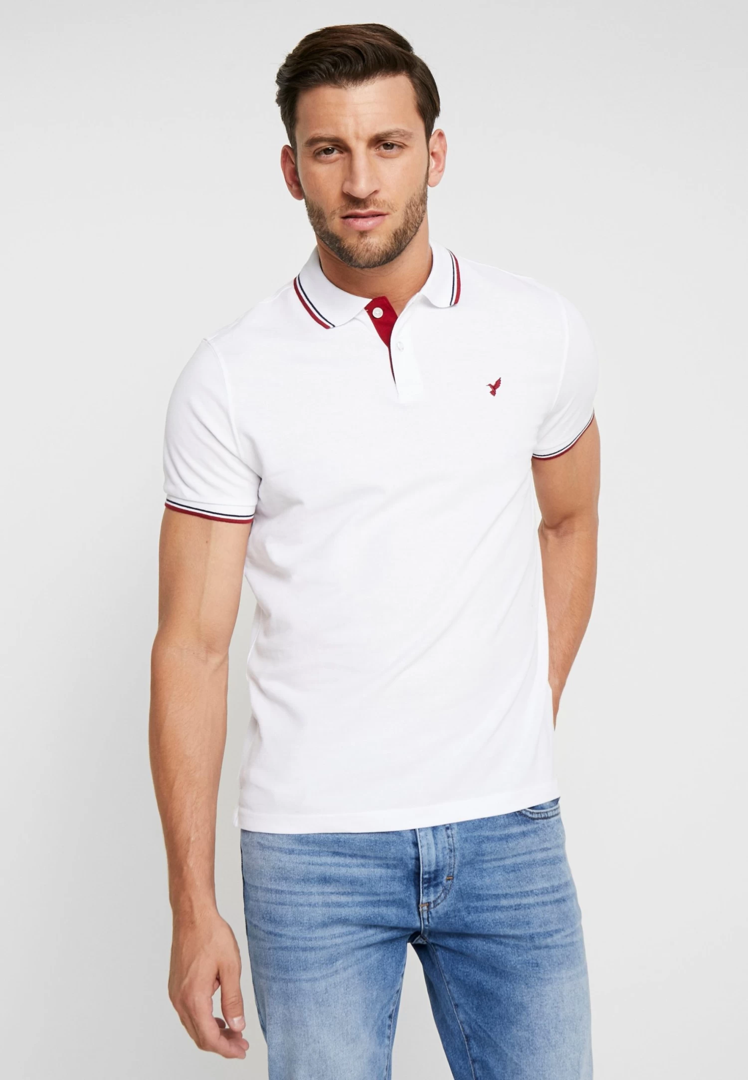 Pier One Poloshirt - White 1 Pier One Poloshirt - White