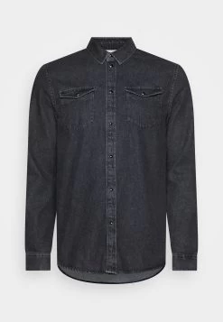 Pier One Denim - Overhemd - Black
