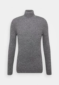 Pier One Muscle Fit Turtle - Trui - Mottled Grey -Pier One 788d9d9a00b14ae9bdb868be9d8f970c