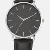 Pier One Horloge - Black/Silvercoloured