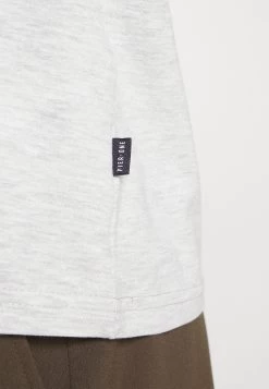 Pier One 5 Pack - T-Shirt Basic - Light Grey - 101_White - 001_Green - 602 -Pier One 7d13067417124de684e97c638550a94b