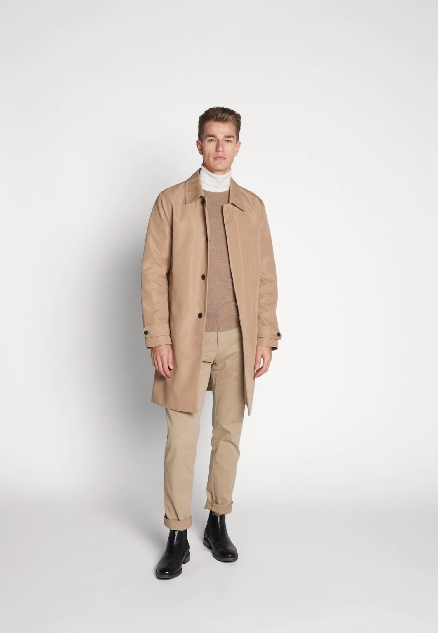 Pier One Basic Crewneck - Trui - Mottled Beige 2 Pier One Basic Crewneck - Trui - Mottled Beige - Afbeelding 2