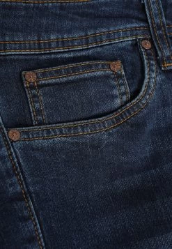 Pier One Slim Fit Jeans - Dark Blue Denim -Pier One 9832ee86e7b2424ca4a173a36ae6e237