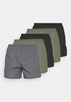 Pier One 5 Pack - Boxershort - Black/Khaki/Dark Grey -Pier One aabf1b6cd2d84a338064454393e5f372