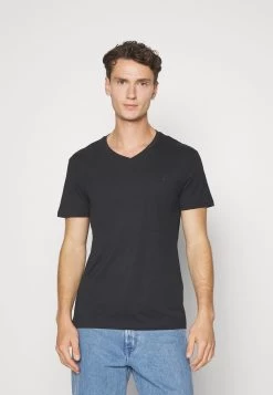 Pier One V Neck Bird Tonal 3 Pack - T-Shirt Basic - Light Brown/White/Dark Blue 13 Pier One V Neck Bird Tonal 3 Pack - T-Shirt Basic - Light Brown/White/Dark Blue -Pier One e08d0778ecd941aa94fa4e322df34f7c