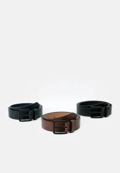 Pier One 3 Pack - Riem - Black - 802_Brown - 702_Dark Blue - 503