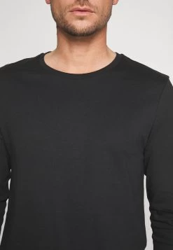 Pier One 2 Pack - Longsleeve - White/Black -Pier One f0a28af1295b4a3493b2067c515db83b